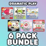 6 PACK BUNDLE DRAMATIC PLAY PRINTABLE 6 PACK BUNDLE DRAMATIC PLAY PRINTABLE australian animals yum cha sweets candy shop store nursery baby airport airplane aircraft travel passports optometrist glasses farmers market fruit puppy classroom jewellery store pirates pirate school dog trainer