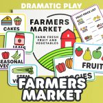 FARMERS MARKET FRUIT VEGETABLES PRINTABLE DRAMATIC PLAY