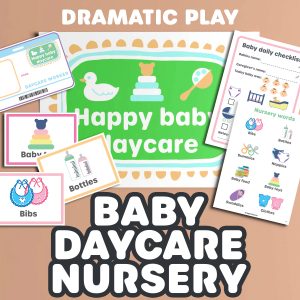 PRINTABLE DRAMATIC PLAY BABY NURSERY DAYCARE